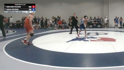55 kg Champ. Rd Of 32 - Greysen Packer, Team Idaho Wrestling Club vs Aizak Fetters, UP Outlaw WC