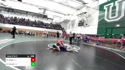 170 lbs Consi Of 16 #1 - Daniel Vega, Colton vs Xander Horak, Santa Rosa Academy