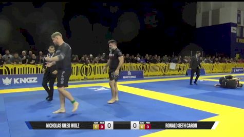 Ronald Seth Caron vs Nicholas Giles Wolz 2025 Pan IBJJF Jiu-Jitsu No-Gi Championship