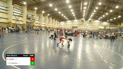 74 lbs Cons. Round 3 - Jack Francis, Southern Idaho Training Center vs Aime Coles, Canada