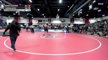 285 lbs Cons. Round 4 - Cortez Calentino, San Clemente vs George Sixto, Trabuco Hills