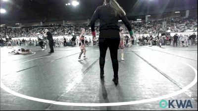 58 lbs Semifinal - Everlee Henderson, Standfast vs Masyn Rumsey, Pawhuska
