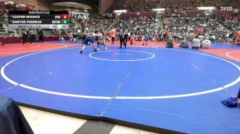 113 lbs 3rd Place Match - Sawyer Freeman, Mountain Home Flyers Youth Wrestling Club vs Cooper Mounce, Springdale Elite Wrestling Club
