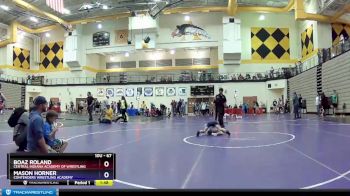 67 lbs Champ. Round 2 - Boaz Roland, Central Indiana Academy Of Wrestling vs Mason Horner, Contenders Wrestling Academy