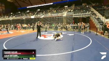 82 lbs Champ. Round 1 - Kaice Ruby, Touch Of Gold Wrestling Club vs Kayden Strand, Team Braves Wrestling Club