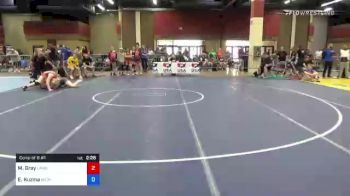 62 kg Consi Of 8 #1 - Madyson Gray, Lawrence Elite Wrestling Club vs Ellyana Kuzma, Michigan