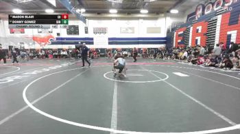 138 lbs Champ. Round 3 - Mason Blair, Clovis North vs Donny Gomez, South El Monte