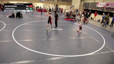 14U - 110 lbs Champ. Round 2 - Bryce Siem, MN Elite Wrestling Club vs Jakob Miller, Minnesota