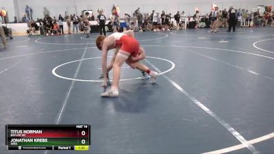 140 lbs Cons. Round 4 - Jonathan Krebs, Ares vs Titus Norman, Baylor WC