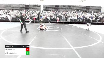 128-I lbs Round Of 64 - Michael Pocius, Yale Street vs Joshua Thomas, Sachem North