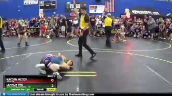 70 lbs Round 1 (6 Team) - Lennox Pao, Untouchables Purple vs Kayden McCoy, Ares