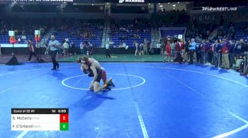 126 lbs Consolation - Shaun McCarty, Tyngsborough vs Finn O'Driscoll, Wayland