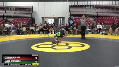 100 lbs Round 3 (8 Team) - Colton Schultz, Team Gotcha vs Jacob Saunders, Minions