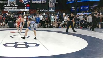 132 lbs Cons. Sub-quarters - Mason Katschor, Michigan vs Robert Ruscitti, Illinois