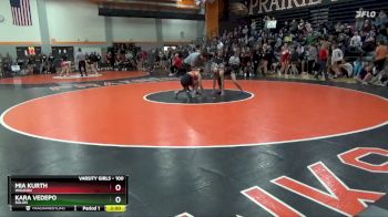 100 lbs Semifinal - Mia Kurth, Waukon vs Kara VeDepo, Solon