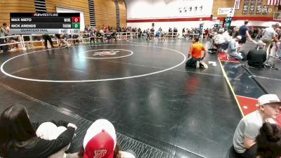 150 lbs Quarterfinal - Nick Arends, Thermopolis Middle School vs Max Nieto, Worland Middle School