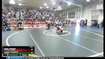 160 lbs Champ. Round 1 - Tommy Mazzetti, Santiago vs Jesse Jimenez, Centennial-Corona