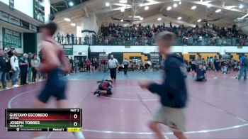 130 lbs Champ. Round 2 - Gustavo Escobedo, McCain vs Joseph Torres, Middleton