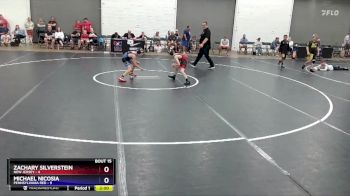 71 lbs Quarters & 1st Wb (16 Team) - Zachary Silverstein, New Jersey vs Michael Nicosia, Pennsylvania Red