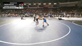 D 3 215 lbs Cons. Round 3 - Anthony Scandurro, Patrick Taylor - Science/Tech. vs Tristan Wallace, De La Salle