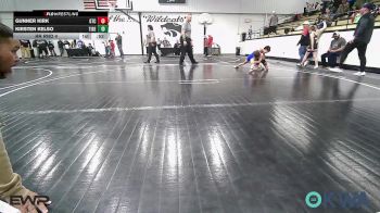 73 lbs Rr Rnd 4 - Gunner Kirk, Grove Takedown Club vs Kirsten Kelso, Tiger Trained Wrestling