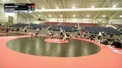 77 lbs Semis (4 Team) - Kole Sweat, Wasatch vs Braxton Hardy, Team Prestige