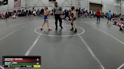 76 lbs Round 2 (4 Team) - Anthony Messina, Buxton vs Brady Loro, Kraken