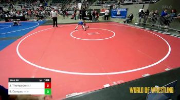 67 lbs Quarterfinal - Johnathan Thompson, Sebolt Wrestling Academy vs Brody Compau, Michigan Grappler RTC