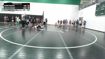 144 lbs Cons. Round 3 - Quinn Higgins, Kansas City Wrestling Club vs Linkyn Turner, De Soto Kids Wrestling Club