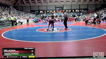 1A-120 lbs Cons. Round 3 - Thomas Morgan, Commerce Hs vs Eric Jackson, McIntosh County Academy