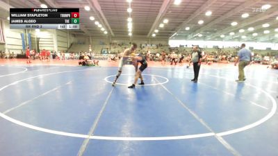 132 lbs Rr Rnd 3 - William Stapleton, Triumph Blue vs James Algeo, The Fort Hammers
