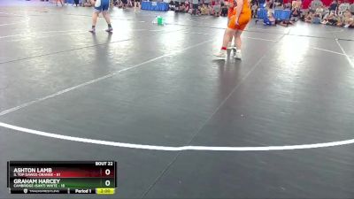 215 lbs Semis & Wb (16 Team) - Ashton Lamb, IL Top Dawgs-ORANGE vs Graham Harcey, Cambridge-Isanti White