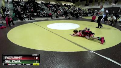 62 lbs Round 1 - Abijah Barajas, Junior Panther Wrestling vs Braxton Bennett, Fallbrook Wrestling Club