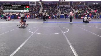 70 lbs Cons. Round 2 - Kate Flinn, Atchison vs Brynlee Ashlock, Eureka