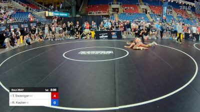 125 lbs Rnd Of 16 - Tyler Swanigan, MI vs Rose Kaplan, IN