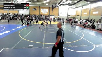 144 lbs Consi Of 8 #1 - Harrison Rice, North Kingstown vs Anthony Olaes, Scituate