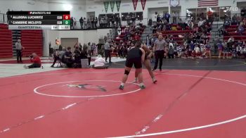 190 lbs Quarterfinal - Cambrie McLoyd, Clinton vs Allegra Luckritz, Clinton