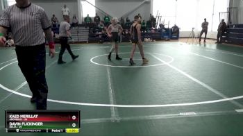 95 lbs Round 4 (6 Team) - Davin Flickinger, Delta vs Kaed Merillat, Archbold