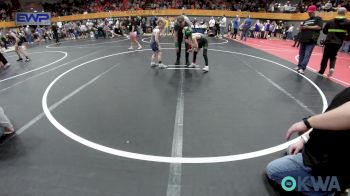 58 lbs Round Of 16 - Dawson Long, Kingfisher YellowJackets vs Wyatt Sheets, Newcastle Youth Wrestling