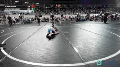 58 lbs Semifinal - Ronnie Leyba, Team Tulsa Wrestling Club vs Kristopher Henry, Powerhouse