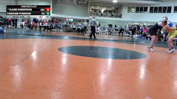 190 lbs 3rd Place Match - Claire Robertson, Oak Hills High School vs Caroline Purdham, Clyde High School