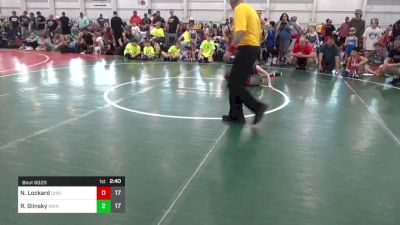 90 lbs Round 2 - Noah Lockard, Ohio Gold 14K vs Raymond Glinsky, Grindhouse W.C.