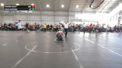 132 lbs Semifinal - Parker Saley, Green / Old Hickory vs Cole Clifford, Ohio Gold