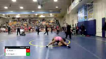 160 lbs Cons. Round 4 - Alaysia Wyatt, Lawndale vs Rossy Arreguin, Dominguez