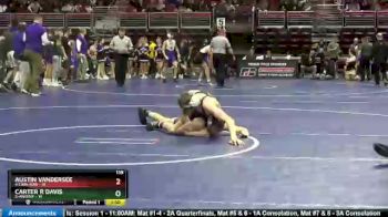 138 lbs Quarterfinal - Austin Vandersee, 4-Linn-Mar vs Carter R Davis, 5-Ankeny