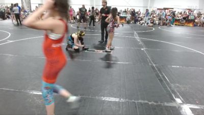 100 lbs Round 1 (4 Team) - Laura Ayala, Level Up Wrestling Center vs Arianna Smith, Backyard Bullies Wrestling Club