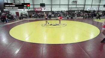 126 lbs Quarterfinal - Cody Dyches, North Sanpete vs Desmond Cadena, Morgan