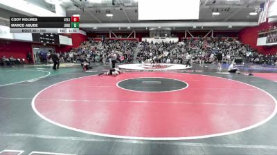 150 lbs Champ. Round 1 - Cody Holmes, Kelseyville vs Marco Abude, Jesse Bethel High School