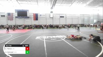 95 lbs Consi Of 4 - Carter Petrie, Lions WC vs Owen Ostroski, Tucson Pride WC