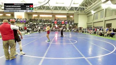 132 lbs Round Of 16 - Lucas Sotolongo, St Joseph vs Harrison Accorsi, Somers